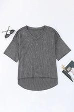 Load image into Gallery viewer, Gray Waffle Knit