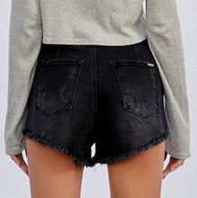 Load image into Gallery viewer, Black High Waisted Shorts
