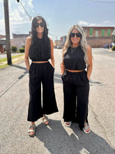 Load image into Gallery viewer, Black Two Piece Set

