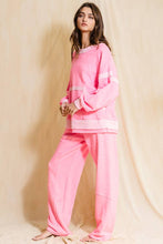 Load image into Gallery viewer, Neon Pink Drawstring Pants
