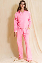 Load image into Gallery viewer, Neon Pink Drawstring Pants
