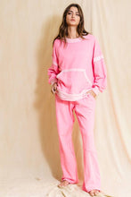 Load image into Gallery viewer, Neon Pink Drawstring Pants

