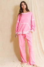 Load image into Gallery viewer, Neon Pink Drawstring Pants
