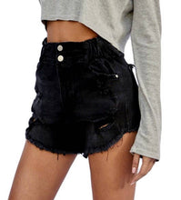 Load image into Gallery viewer, Black High Waisted Shorts
