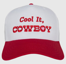 Load image into Gallery viewer, Cool it Cowboy Trucker Hat
