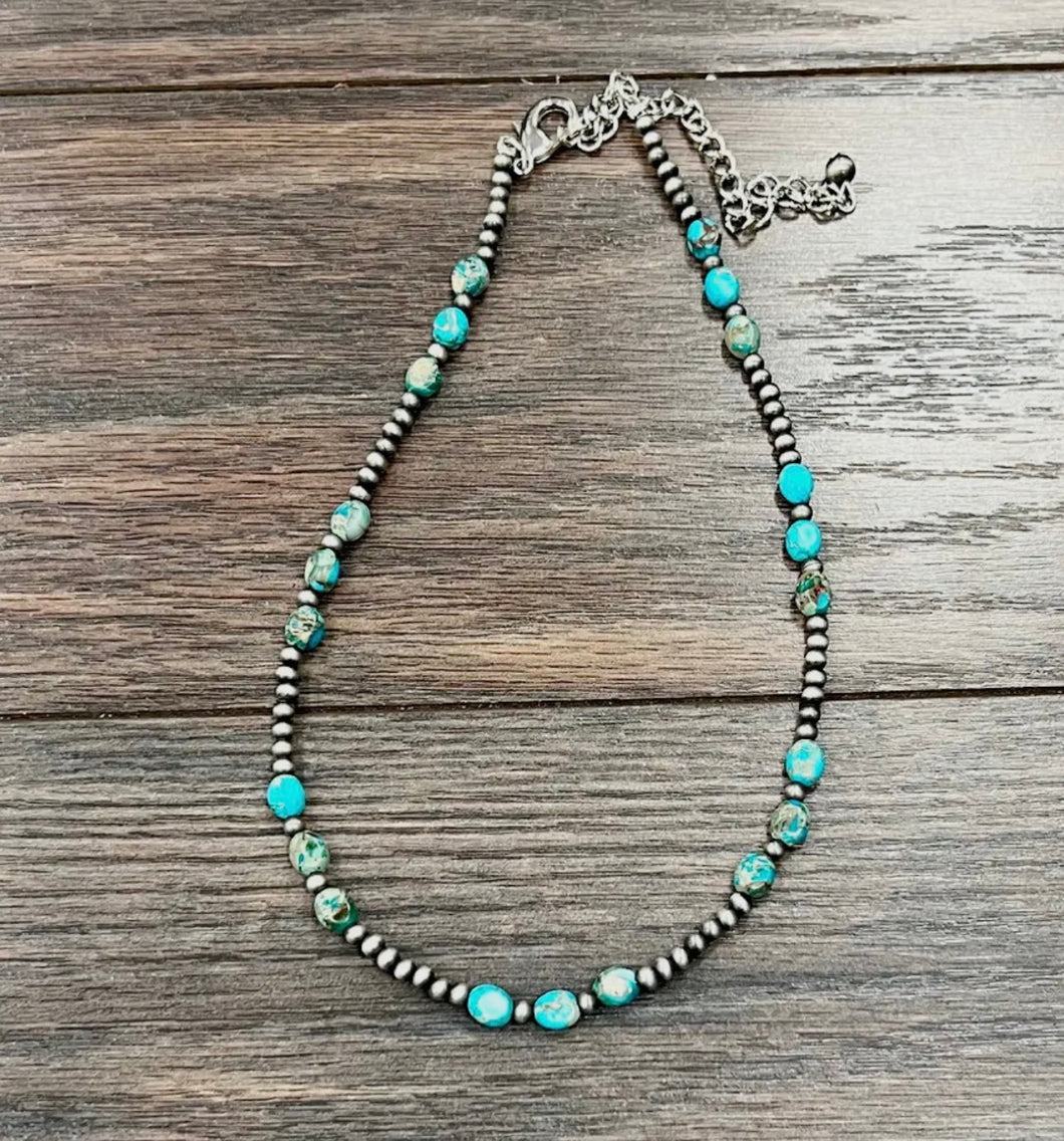Turquoise Gemstone Necklace