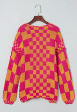 Load image into Gallery viewer, Vibrant Checkered Cardi
