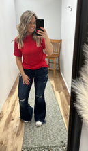 Load image into Gallery viewer, Red Crew Neck Tee
