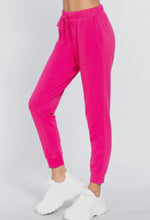 Load image into Gallery viewer, French Terry Pink Joggers
