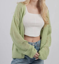 Load image into Gallery viewer, Green Oversized Cardi
