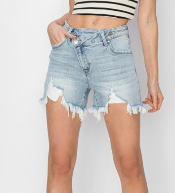 High Rise Crossover Shorts