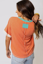 Load image into Gallery viewer, Orange Contrast Tee
