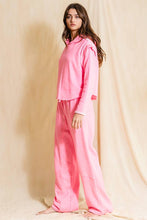 Load image into Gallery viewer, Neon Pink Drawstring Pants
