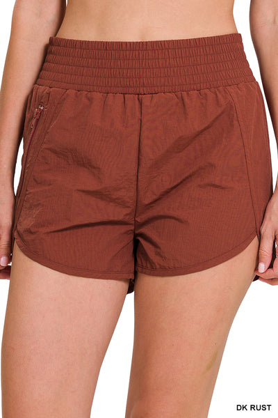 Rust Running Shorts