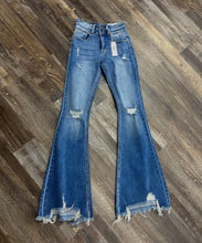 Load image into Gallery viewer, DESTROY HIGH RISE STRETCH SUPER FLARE JEANS
